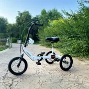 【免運】新款輕便折疊三輪自行車代步車休閒戶外遛彎買菜車新品