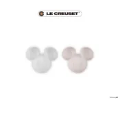LE CREUSET瓷器迪士尼米奇系列/ 迷你醬料碟/ 170ml/ 2入組 (棉花白/ 貝殼粉) eslite誠品