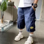 【現貨實拍】✨尺碼5～17✨男寶寶 男童 夏季 帥氣 五分褲 牛仔褲 百元童裝