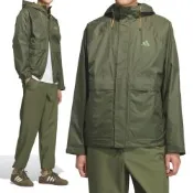 Adidas Th Wv Jkt 男款 軍綠色 運動 休閒 連帽 外套 KR2494