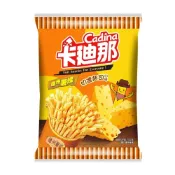(店+)【卡迪那】卡迪那-德州薯條(切達起司)70g