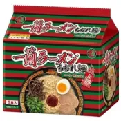 一蘭拉麵 釜醬汁豚骨捲麵【附特製赤紅秘製辣粉】 5食入665g 一蘭 ラーメンちぢれ麺 ５食 ６６５ｇ