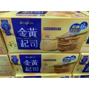 健康時刻金黃起司餅乾 28.5公克 X 45包 / Crown 多穀牛奶夾心餅乾 768公克 / 奶油胚芽餅乾