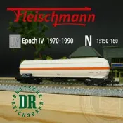 火車女俠模型FLEISCHMANN 德國N型 油罐車廂 DR四代貨車廂