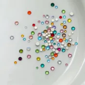  Rainbow Nail小紅書同款美甲混彩鑽 平底鑽 仿捷克鑽 美甲鑽
