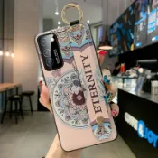 協貿國際日用品生活9館 韓格適用于三星S20 ULTRA手機殼S20PLUS名族風腕帶A42 5G保護套S20+女款NOTE20 ULTRA卡通硅膠浮雕5G全包情侶