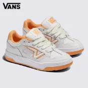 Vans Upland 白色/橘色滑板鞋 休閒鞋 小白鞋