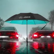 現貨🚙 Mercedes AMG 原廠雨傘 賓士交車禮 折疊傘 賓士雨傘 Benz雨傘 陽傘