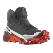 【salomon】男 CROSS HIKE 2 GTX 中筒登山鞋 黑/深褐紫/火炬紅 L41735900
