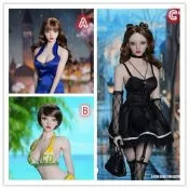 【小音國際購】SUPER DUCK 1/6兵人 女頭彫 SDH033 ABC 共3款 萌萌頭彫模型現貨