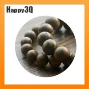 Happy Happy 送禮積福積功德手工打磨綠檀木木紋木香保佑佛珠念珠串珠手串手環手鍊【AAA1818】