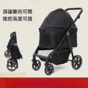 ✅台灣賣家✅免運✅寵物手推車 可折疊寵物推車 大型貓咪狗狗推車遛狗神器四季通用寵物車