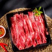 【裕國紅敞】美國CH級無骨牛小排肉片350G ±9G｜火鍋牛肉片 燒肉牛小排 美國牛肉 高級牛肉片