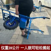 熱賣 新款電動獨輪雞公車手推車農用爬山虎運貨山地運輸車工地搬運車詢運費N11
