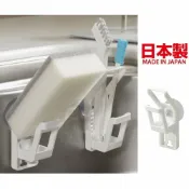 asdfkitty可愛家精品店 asdfkitty*日本製 INOMATA 可調式海綿菜瓜布瀝水架 吸盤式清潔刷收納架-正版商品