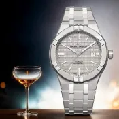 【Maurice Lacroix 艾美錶】AIKON 鈦金屬 200米潛水機械錶-42mm 禮物 送禮(AI6008-TT032-230-1)