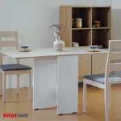 RICHOME 芙迭延伸餐桌(可摺疊收納) 餐桌 延伸餐桌 折疊餐桌 邊桌 TA473