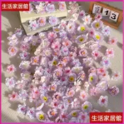 台灣出貨🔥仿真花紫色小花朵仿真假絹花diy手工材料服裝頭飾配件草帽花拍攝道具 居家裝飾 乾燥花 人造花 永生花 假花花束