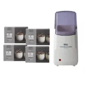 (店+)【GW 水玻璃】[官方直營]-優格製造機1台+優格乳酸菌粉4盒(共60包) (1機4菌粉)  (宅配限購2組，3組以上請分開下單)