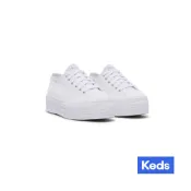 Keds TRIPLE UP 厚底經典帆布小白鞋 WF66003