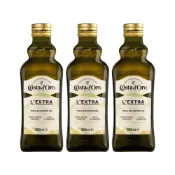 【Costa d’Oro 高士達】義大利 特級冷壓初榨橄欖油 原瓶進口(500ml*2/3/4入)