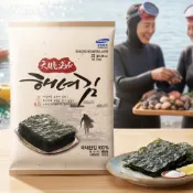 (店+)【CHARA 微百貨】 韓國 天曉 海女 海苔片 大片裝 25g 123
