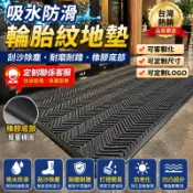 【台灣出貨】客製化/可定制LOGO/-地墊 輪胎紋大門口地墊 吸水防滑門墊 商用迎賓腳墊 飯店酒店定製除塵地毯 吸水防滑