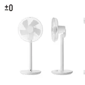 【±0正負零】12吋 極簡約DC 直流電風扇 (米白) XQS-Y620 節能遙控立扇