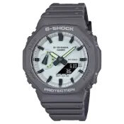 大高雄鐘錶城 CASIO卡西歐G-SHOCK GA-2100HD-8A 八角形時尚深灰雙顯腕錶 45.4mm｜樂天領券現折★全館特惠中★指定刷卡回饋10%