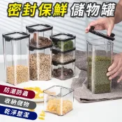 【台灣出貨】 密封保鮮盒 保鮮盒 密封罐 收納罐 透明塑膠罐 冰箱保鮮罐 五穀雜糧收納罐 保鮮罐