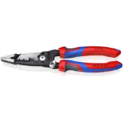 (店+)【knipex K牌】Knipex 13 72 8 多功能電工裝配鉗 鍛造剝線鉗 電纜刀電線皮快速電纜剝皮刀 撥線鉗 壓接剝線鉗