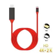 HTC U23pro/U23/U12+/U11+/U11高清4K視訊線Type C to HDMI即插即用☆機飛狗跳