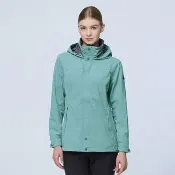 【Wildland 荒野】女 3D登山快乾防水透氣外套夾克(非Gore-Tex)/高CP值/超潑水連帽運動機能風衣/ W3921