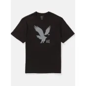 【現貨 L XL】AE 美國老鷹 經典胸前老鷹字母LOGO圖案圓領短T 短T AMERICAN EAGLE