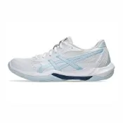 Asics 亞瑟士 GEL-Rocket 12 1072A125-100 女 排球鞋 羽球鞋 室內運動 緩震 白水藍
