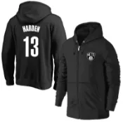 🔥大鬍子James Harden哈登純棉運動厚外套🔥NBA球衣籃網隊Nike耐克愛迪達棒球籃球風衣休閒薄夾克男535