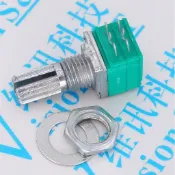 六腳 RK097NS B50K 雙聯 電位器 音響 功放 密封 RK097 柄長15mm