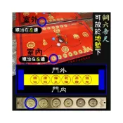 (店+)168開運坊 六帝錢系列【銅合金六帝尺(風水尺) 擋煞】專業硃砂開光 /擇日