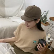 AHUA阿華有事嗎 復古短簷棒球帽 H0048 五片帽 可調式帽子 騎車必備 休閒 百搭配件 鴨舌帽 帽子 老帽 單車帽