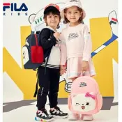 FILA KIDS斐樂兒童書包女童幼兒園雙肩背包2021秋季新款卡通小包