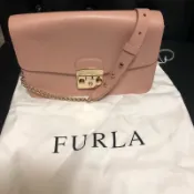 FURLA鑲嵌肩帶-肩背包