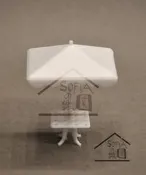◆SOFIAの樂園◆ 道景模型 庭院模型 陽傘 遮陽傘 戶外方形餐桌型 比例 75 / 100 / 150 / 200
