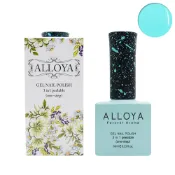 ALLOYA 英國愛若雅 光撩一步膠 V018 沁涼碧綠（免底膠、免去漬、免上層）10ml