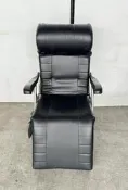 【宏品2手家具館】最便宜選宏品二手傢俱 F530605W*黑皮摺疊躺椅* 餐椅 辦公椅 沙發 原木椅 高腳椅 餐桌椅