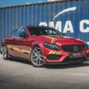 賓士 M-Benz C Class W205 AMG C63 側裙 前下 後下 鴨尾 Maxton Design【YG】