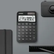 CASIO糖果計算機/ 12位元/ 榴礦黑/ MS-20YC-BK eslite誠品