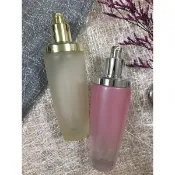 茉莉幸福皂咖手作坊/💐🌺🌸漸層玻璃高檔乳液玻璃按壓瓶/精華液壓瓶50ml、100ml瓶瓶罐罐/有現貨