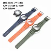卡西歐 G-Shock DW-5600 DW-5000 GW-M5610 G-5600 GW-B5600 替換矽膠手鍊錶