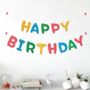 【泰勒嚴選】最快隔日送達 生日道具 生日佈置 生日布條 生日掛布 生日裝飾 週歲佈置 拉旗 生日掛旗 生日氣球