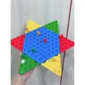 台灣製 攜帶式益智跳棋 兔子跳棋 兔美美收納跳棋 益智趣味桌遊